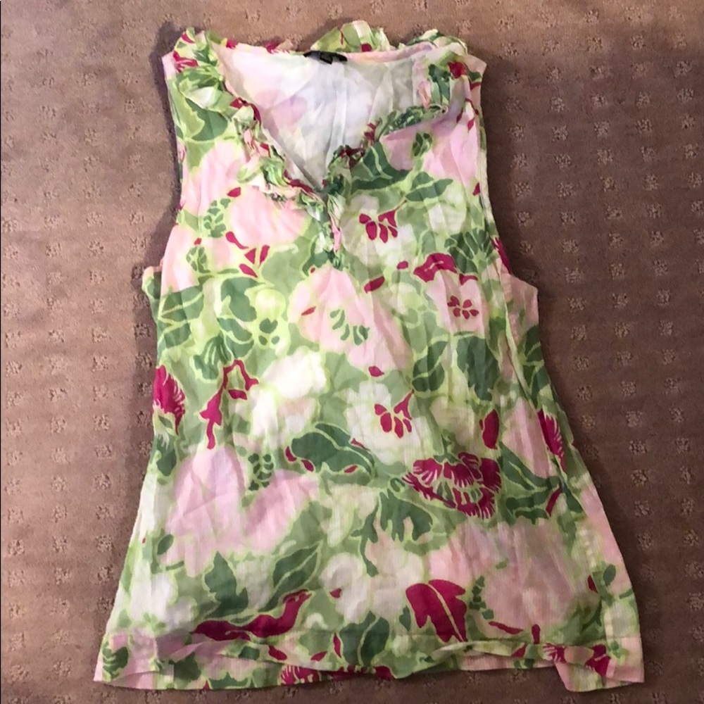 Talbots Floral Blouse